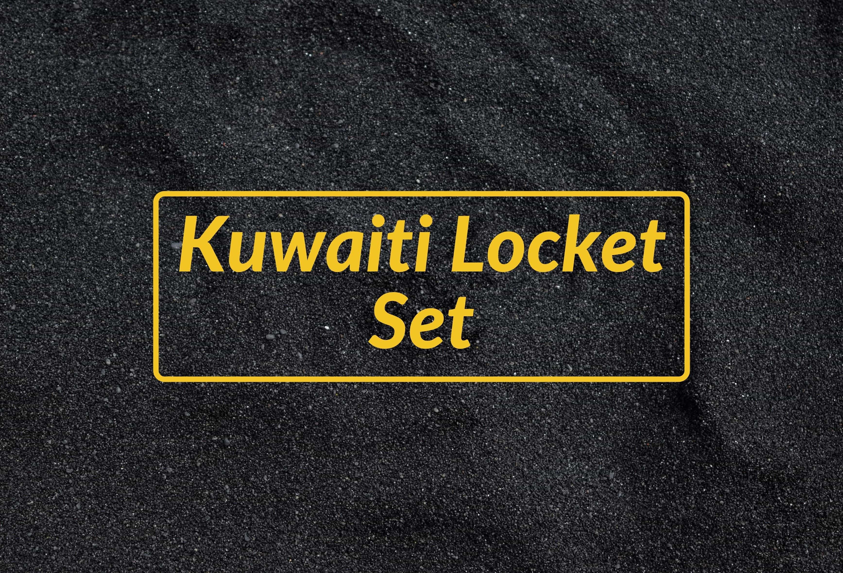 Kuwaiti Locket Set